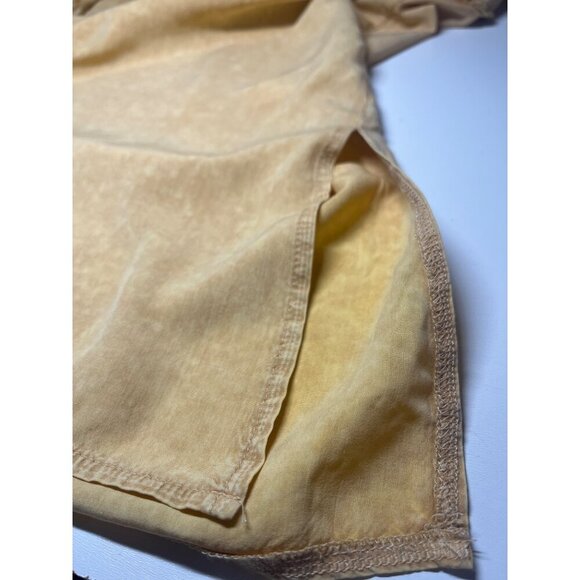 Easel Summer Breeze Mineral Washed Top Frayed Seams Tunic Length Size Large - Picture 6 of 11